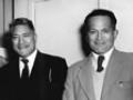 Arapeta Awatere (left) and George Nēpia