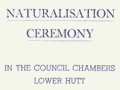 Ceremony programme 