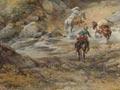 A New Zealand scene by Nicholas Chevalier