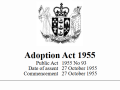 Adoption Act 1955