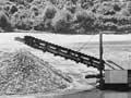 Gold dredge on the Buller River