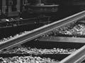 Derailed train