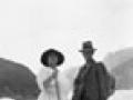Rosina Buckman and Peter Graham on the Franz Josef Glacier, 1922