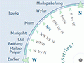 Part of navigation chart