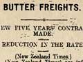 Freighting butter to England