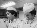 Lamb cutting department