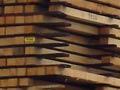 Timber in a kiln