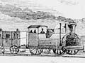 Opening of the first railway
