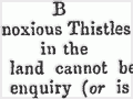 Scotch Thistle Ordinance 1862
