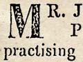 First veterinary surgeon (1st of 3)