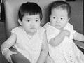 Chinese girls arriving in Wellington for adoption, 1963