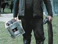 A crate, an eel and a dog whistle