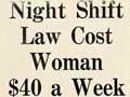 Night work