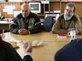 Family meeting with youth justice officials