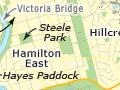 Hamilton east of the river