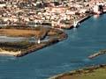 Westport from the air