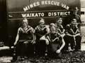 Mines rescue team