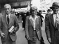  Harry Howard Barton Allan (left), Lucy Beatrice Moore (centre) and visiting scientist Dr G. F. Papenfuss, January 1949