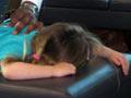 Chiropractor at work