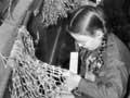Making camouflage nets