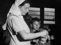 Cod-liver oil time, Ōtaki Health Camp, 1945