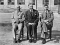 William Sanderson La Trobe (centre) with Randolph Ridling (left) and John Henry Howell (right)