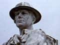 Kaiapoi memorial soldier