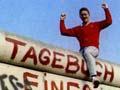 Atop the Berlin Wall