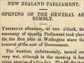 First Wellington Parliament