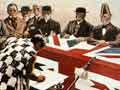 Signing the treaty