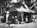 Coast-watching headquarters at Nukufetau, Ellice Islands, 1941