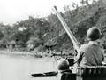 HMNZS <em>Hawea</em> patrolling the Han River