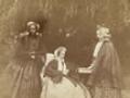 Mary Ann Martin (centre) with Caroline  Abraham (left) and Sarah Selwyn (right)