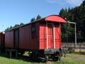 Railway carriage café, Taumarunui, 2011