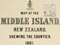 South Island counties, 1881