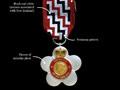 New Zealand design elements: men’s Queen’s Service Order badge