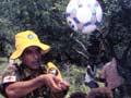 Peacekeeping in Bougainville: playing volleyball