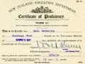 A Certificate of Proficiency, 1934