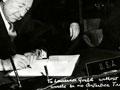 Signing the Antarctic Treaty