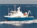 Cruise ship in the Ross Sea