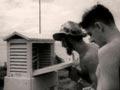 Meteorologists on Raoul Island, 1949