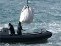 Royal New Zealand Navy disembarking stores