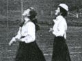 Netball game, early 20th century