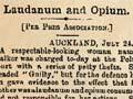 A laudanum and opium user