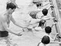 Learning to swim: a beginners' class