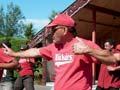 T'ai chi at Te Aranga marae, 2007