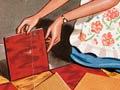 Advertising linoleum tiles, 1950s