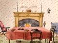 The sitting room at Malvern Hills, 1858