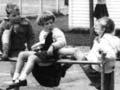 Playground at Masterton Central School, around 1955