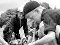 Auckland Aero Club boys with model planes, 1947